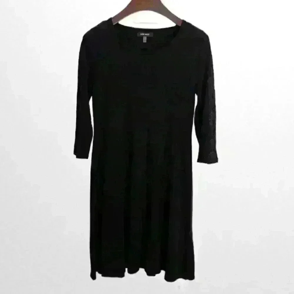 Nine West Black Sweater‎ Dress Size Large​​